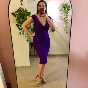 Tadashi Shoji Purple Dress